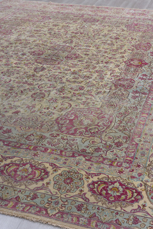 Vintage Kerman Area Rug (9' x 13')